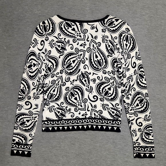 White House Black Market Button Down Sweater Cardigan Winter Blouse Top Shirt - Picture 4 of 10